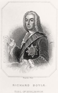 Porträt von Richard Boyle, Earl of Burlington, 1835 von English School