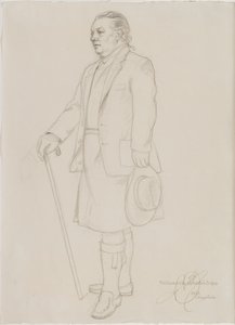 Porträt von Roderick Gradidge von English School