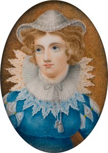 Porträt einer Dame, angeblich Maria Stuart, ca. 1800-99 von English School