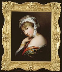 Porträt einer Dame in östlicher Kleidung, ca. 1890