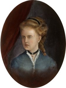 Porträt einer jungen Frau von English School