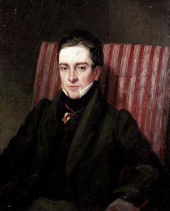 Porträt des englischen Dichters Thomas Hood (1799-1845). Gemälde der englischen Schule des 19. Jahrhunderts. London, National Portrait Gallery