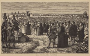 Predigt auf einem Feld bei Gent