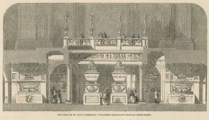 Vorgeschlagene Verbesserung der Krypta der St. Pauls Kathedrale