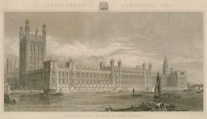 Vorgeschlagenes neues Parlamentshaus, nach dem Entwurf von Charles Barry von English School