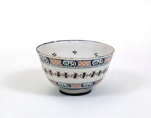 Punch-Schale, hergestellt in London oder Bristol, ca. 1620-30 von English School