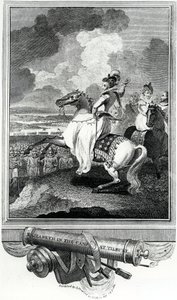Königin Elisabeth im Lager von Tilbury, 1811 von English School