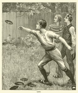 Quoits (Gravur) von English School