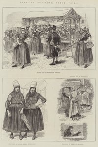 Streifzüge, niederländische Leute (Stich) von English School