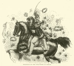 Empfang der Eroberer in Berlin, April 1871