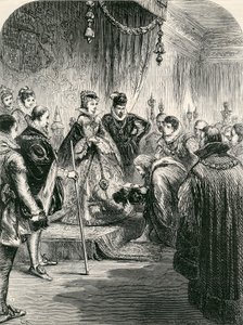 Empfang der ersten russischen Botschaft in England, 1865 von English School