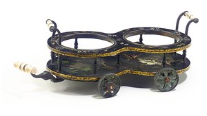 Regency-Weinuntersetzer von William Leeson & Sons, ca. 1820 von English School