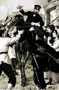 Reporter Archibald Forbes benutzte eine Verkleidung, um nach Paris zu gelangen