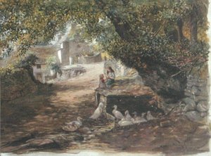 Ruhen im Schatten, ca. 1880 von English School