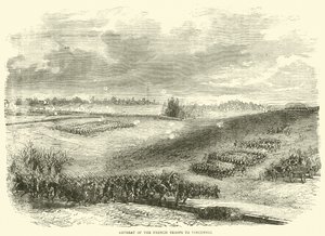 Rückzug der französischen Truppen nach Vincennes, Dezember 1870 von English School
