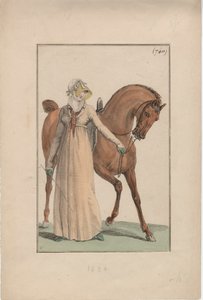 Reitkleid, ca. 1806 von English School