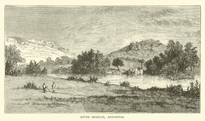 Fluss Berhan, Abessinien von English School