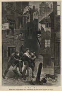 Raub mit Gewalt auf den öffentlichen Straßen Londons