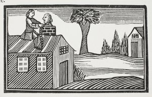Das Haus seines Specks berauben, Illustration aus Chap-books des achtzehnten Jahrhunderts von John Ashton, veröffentlicht 1882 von English School