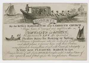 Roberts, Visitenkarte von English School