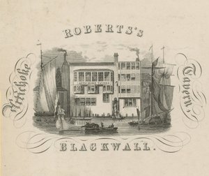 Robertss Artichoke Taverne, Blackwall, London von English School