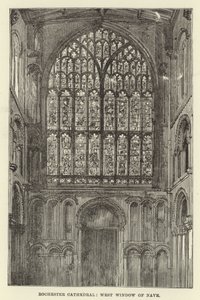 Rochester-Kathedrale, Westfenster des Kirchenschiffs von English School