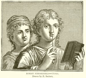 Römische Schulmädchen – Typen von English School