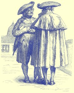 Römische Priester, Illustration aus Illustrierte Reisen, herausgegeben von H. W. Bates, veröffentlicht um 1880 von English School