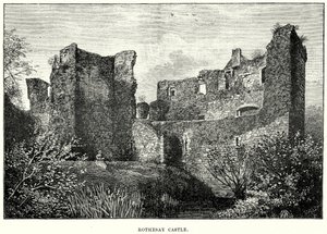 Rothesay Castle (Gravur) von English School
