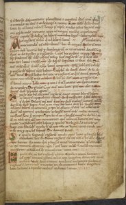 Initiale und Randzeichnungen, Computus, Helperic von Auxerre von English School