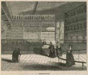Royal Free Hospital, London: Apotheke von English School