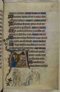 Royal MS 2 B VII f.288r, aus dem Queen Mary Psalter von English School
