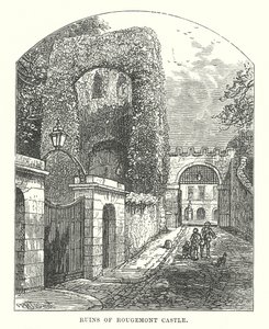 Ruinen von Rougemont Castle von English School