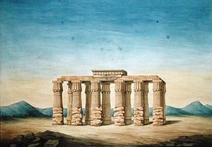 Ruinen des Tempels von Hermopolis