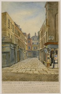 Ryders Court und die Ecke der Lisle Street, London von English School