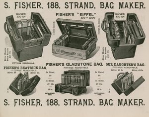 S Fisher, 188 Strand, Taschenmacher