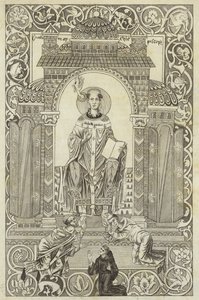 Heiliger Dunstan von English School