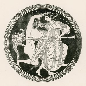 Satyr und Mänade von English School
