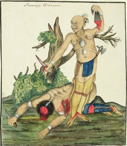 Wilder Krieger, ca. 1800 von English School