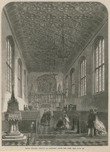 Savoy-Kapelle, Strand, nach der Restaurierung nach dem Brand von English School