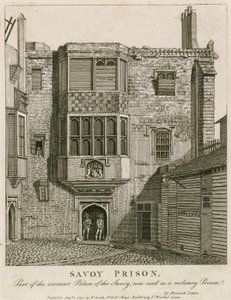 Savoy-Gefängnis, Teil des alten Palastes von Savoy, jetzt als Militärgefängnis genutzt von English School