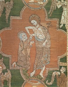 Szene aus dem Leben Christi, Detail vom Syon Cope, 1300-20