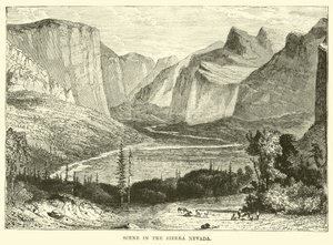 Szene in der Sierra Nevada