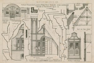 Schulbehörde für London, High Street Schools, Stoke Newington, London von English School