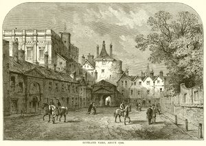 Scotland Yard, um 1720 von English School