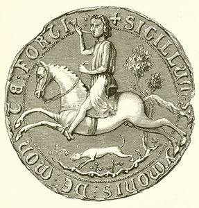 Siegel von Simon de Montfort von English School