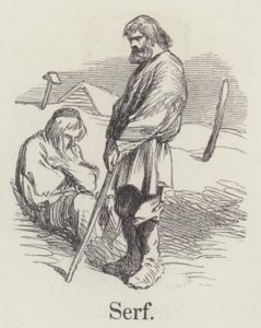 Leibeigener (Gravur) von English School