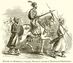 Sevajee zu Pferd.--Langles, Monumens Anciens et Modernes de l