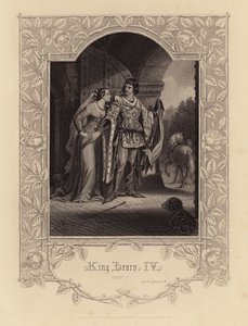 Shakespeare: König Heinrich IV, Teil 1, Akt II, Szene 3 (Gravur) von English School