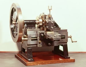Formmaschine entworfen von James Nasmyth (1808-90) von English School